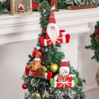 Non-Woven Fabrics Creative Christmas Tree Hanging Decoration Cute printed PC