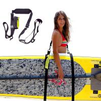 Materiales compuestos Correas de surf, negro,  Conjunto