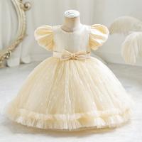 Polyester Ball Gown Girl One-piece Dress Cute PC