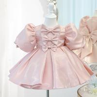 Polyester Robe d’une seule pièce de fille Solide plus de couleurs pour le choix pièce