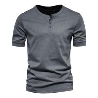 Polyester T-shirt homme à manches courtes Solide plus de couleurs pour le choix pièce