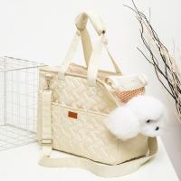 Oxford Sac à main de transport d’animal familier Beige pièce