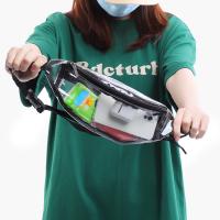 PVC Sling Bag large capacity & soft surface & waterproof transparent PC