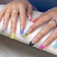 Plastique Faux ongles modèle différent pour le choix multicolore Ensemble