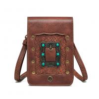 PU Leather with hole for headphone Shoulder Bag Mini & hardwearing PC