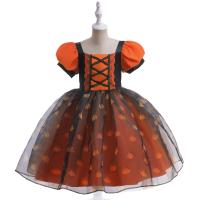 Viscosa & Poliéster Traje de la bruja de los niños, naranja,  trozo