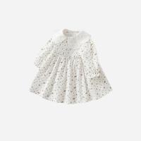 Coton Robe d’une seule pièce de fille Coton Imprimé Frissons Blanc pièce