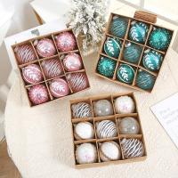 Plastic Creative Christmas Decoration Balls christmas design Box