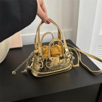 PU Leather Easy Matching Handbag attached with hanging strap crocodile grain PC