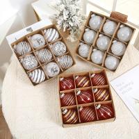 Plastic Christmas Decoration Balls durable & christmas design Box