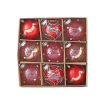 Plastic Christmas Decoration Balls durable & christmas design Box