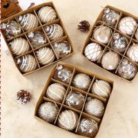 Plastic Christmas Decoration Balls durable & christmas design Box