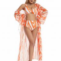 Spandex & Polyester Tankinis Set, Gedruckt, Orange,  Stück