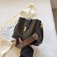 PU Leather Bucket Bag Shoulder Bag soft surface PC