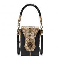 Cowhide Box Bag & Multifunction Shoulder Bag studded black PC