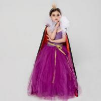 Nylon & Polyester Children Cartoon Characters Costume Halloween Design  purple PC