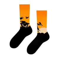 Cotton Unisex Knee Socks Halloween Design & sweat absorption jacquard : Pair