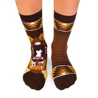 Cotton Unisex Knee Socks sweat absorption jacquard : Pair