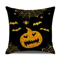 Linen Throw Pillow Covers Halloween Design & durable printed PC