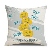 Linen Throw Pillow Covers Halloween Design & durable printed PC