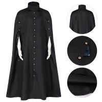 Polyester Cloak christmas design & loose black : PC