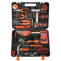 Acier Cr-V Ensemble d’outils matériels Plastique Orange Ensemble