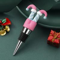 Resin & Zinc Alloy Creative Wine Stopper tight seal & christmas design PC