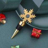 Thermo Plastic Rubber & Aluminium Alloy & Zinc Alloy Creative Wine Stopper tight seal & christmas design PC