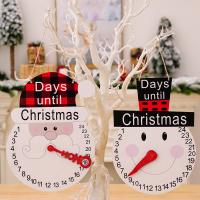 Wood Creative Christmas Wall Calendary for home decoration PC