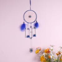 Pluma & Hierro Dream Catcher Colgante Adornos, azul,  trozo