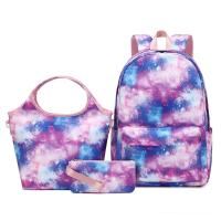 Polyester Backpack hardwearing & three piece & waterproof Set