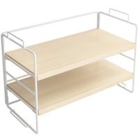 Medium Density Fiberboard & Iron Concise Shelf for office & detachable Solid PC