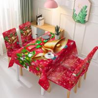 Polyester Antifouling & Waterproof Table Mat christmas design printed PC