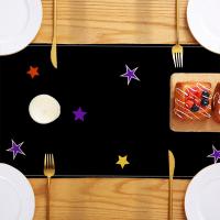 Linen & Polyester Table Runner Halloween Design printed PC