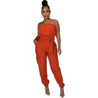 Chemische Faser & Polyester Frauen Sexy Jumpsuit, Dehnbar, Solide, mehr Farben zur Auswahl,  Stück