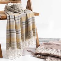 Polyester Multifunction Women Scarf thermal striped PC