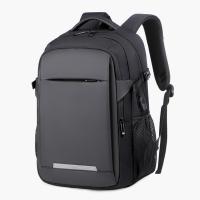 Oxford Rucksack,  Polyester, Solide, Schwarz,  Stück