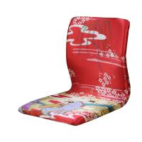 Wooden & Polyester Casual House Chair durable red PC