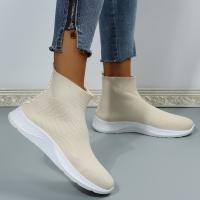 Viscose & Tissu mesh Bottes Solide plus de couleurs pour le choix Paire