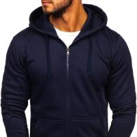 Polyester Sweatshirts hommes Gaze Solide plus de couleurs pour le choix pièce