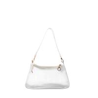 Unlined & PVC Jelly Bag Shoulder Bag transparent Solid transparent PC