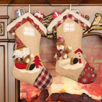 Polyester Chaussettes de décoration de Noël pièce