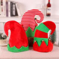 Metal & Flannelette Christmas Hat for home decoration & christmas design patchwork PC