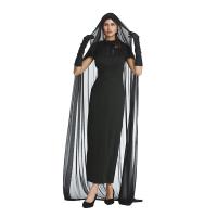 Polyester Vrouwen Vampire Kostuum Cape & Rok Zwarte Instellen