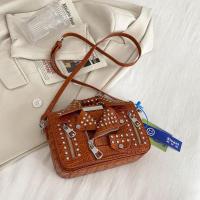 PU Leather Crossbody Bag hardwearing & studded PC