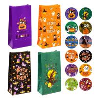 Paper Creative Halloween Candy Bag Halloween Design mixed pattern Set