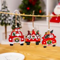 Wood Creative Christmas Tree Hanging Decoration christmas design PC