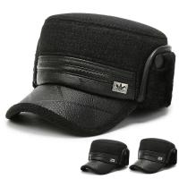 Wollen doek Flatcap Flatcap Zwarte stuk