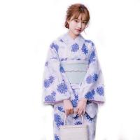 Poliestere Kimono kostým set Stampato Blu : kus