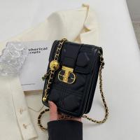 PU Leather Box Bag Crossbody Bag with chain PC